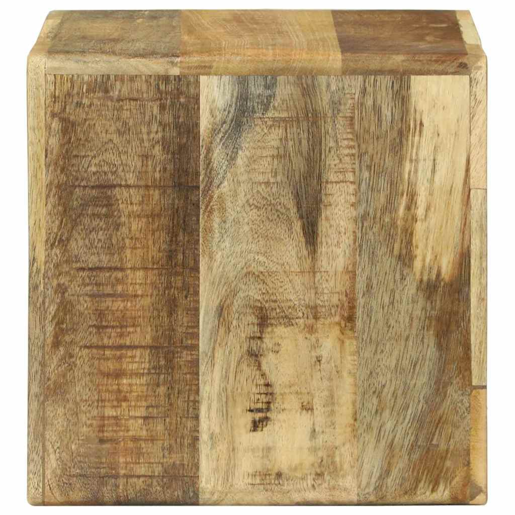 TV Unit 2 pcs Brown 36 x 30 x 36 cm Solid rough mango wood